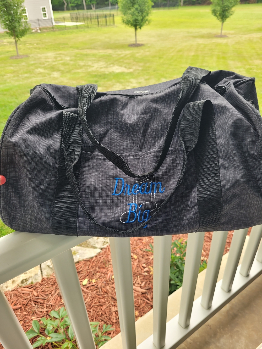 Thirty One Dream Big Black Duffel Bag